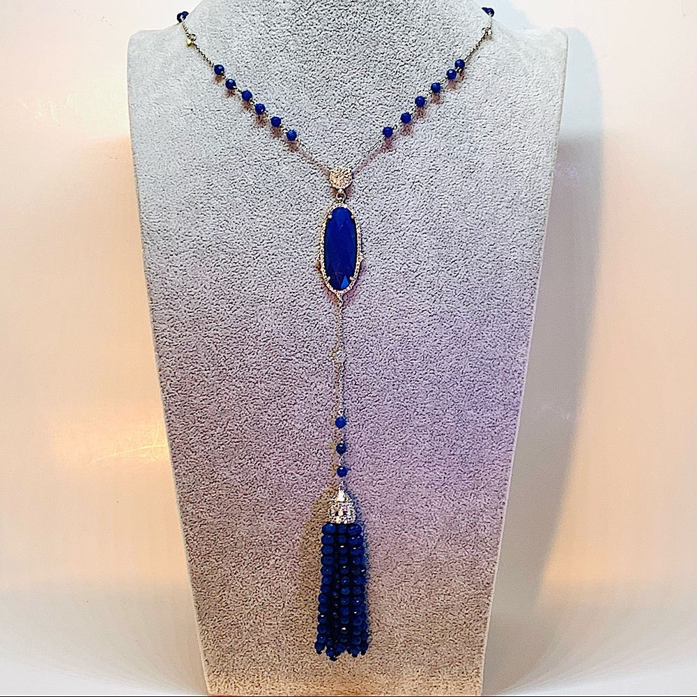 Vintage Sterling .925 Tassel Necklace